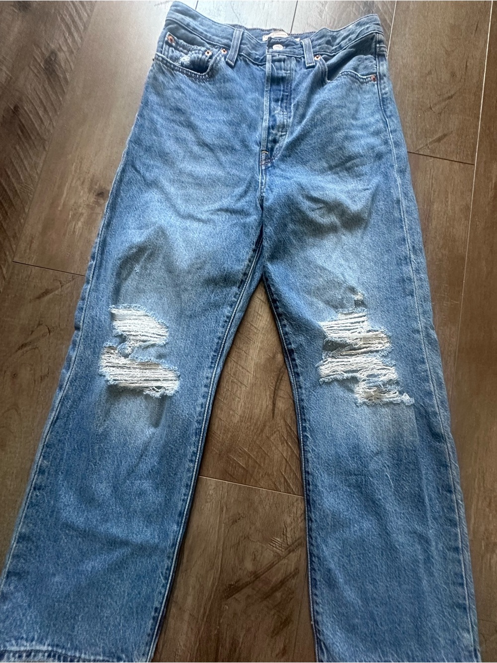 Levis Ribcage Jeans - Picture 2 of 4